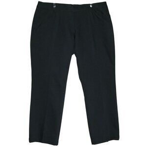 oobe Pants Womens 12 x 31" Gray Polyester Flat Front straight leg Uniform Work